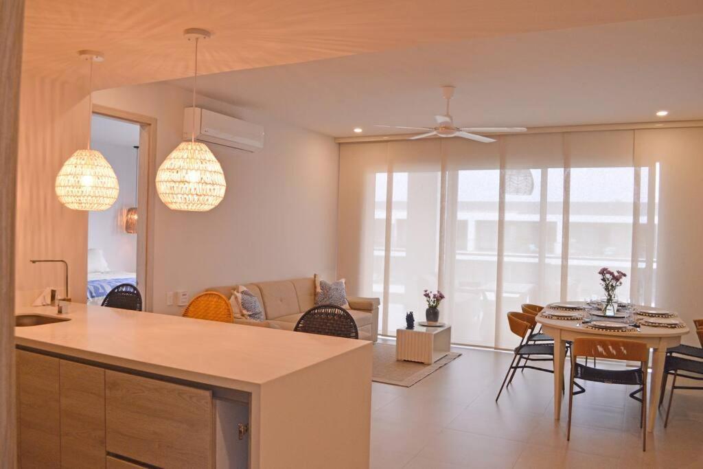 Apartmán Lujoso Penthouse - Vista Al Mar - Playa Privada Cartagena Exteriér fotografie