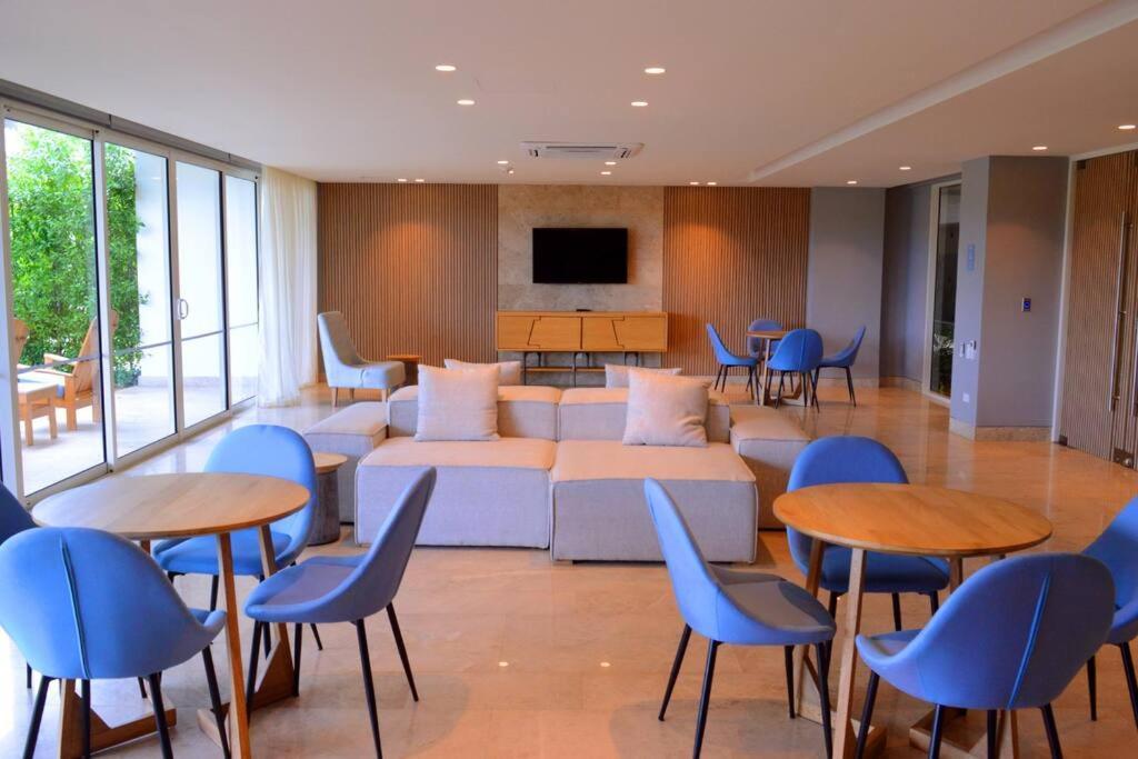 Apartmán Lujoso Penthouse - Vista Al Mar - Playa Privada Cartagena Exteriér fotografie
