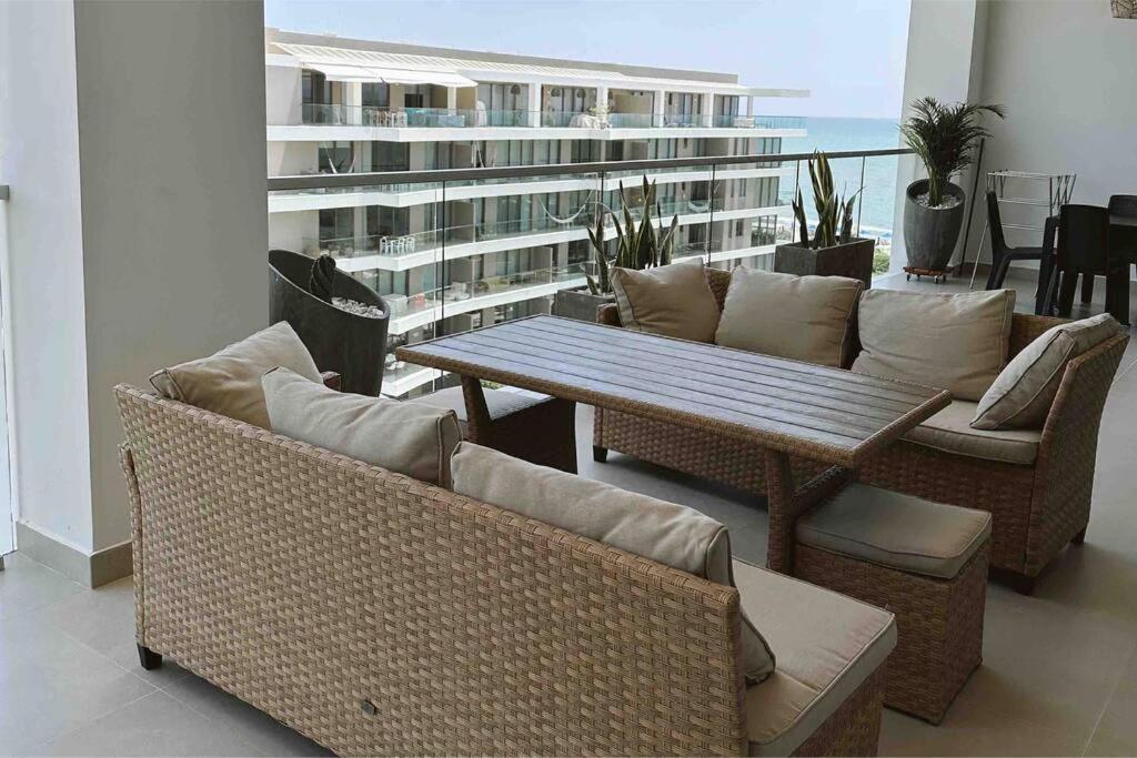 Apartmán Lujoso Penthouse - Vista Al Mar - Playa Privada Cartagena Exteriér fotografie