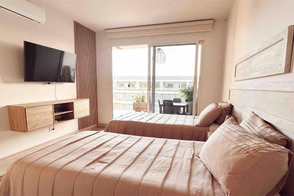Apartmán Lujoso Penthouse - Vista Al Mar - Playa Privada Cartagena Exteriér fotografie